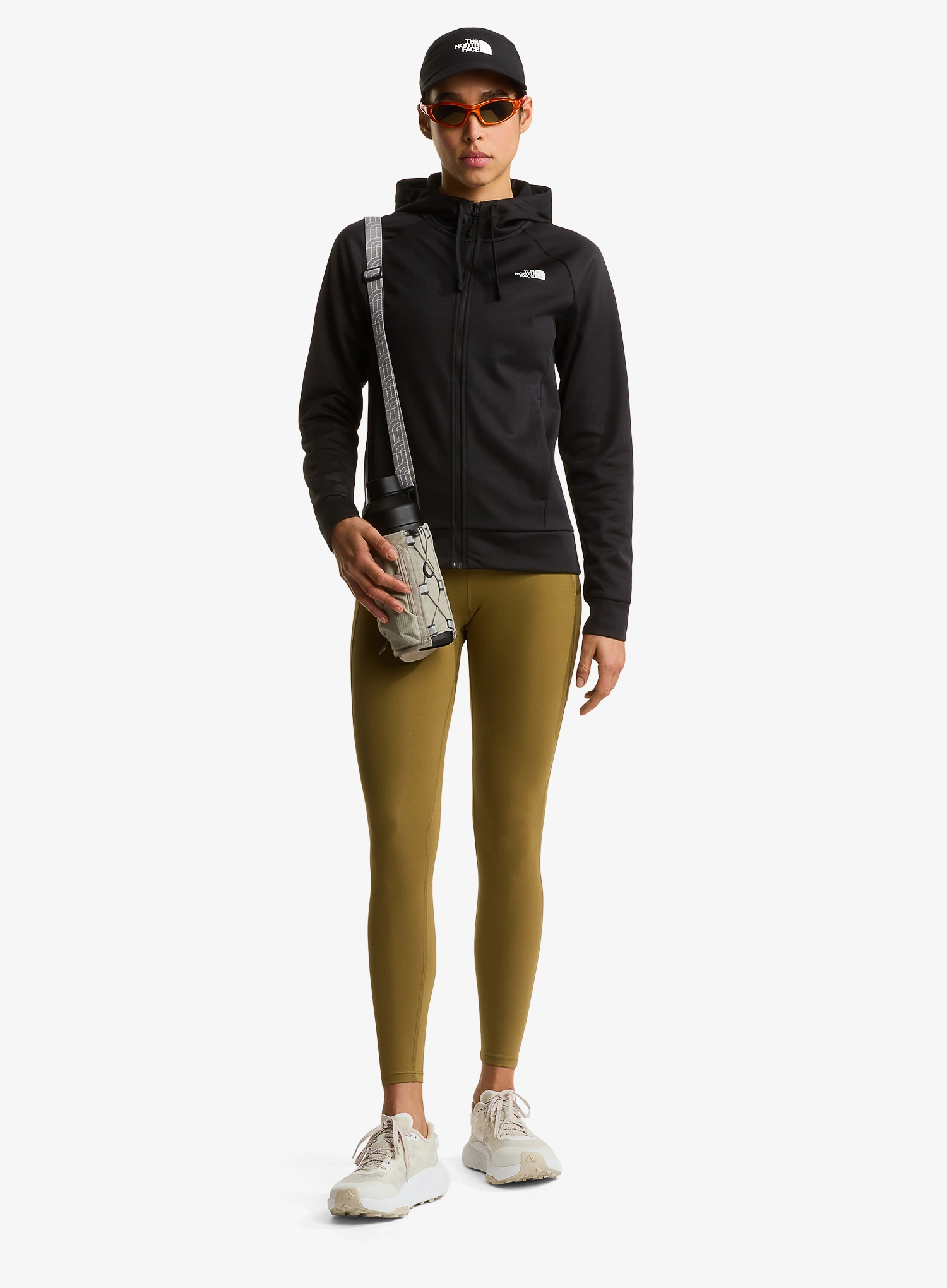 Ženska jopica z zadrgo The North Face Reaxion 2.0 Hooded Full Zip Jacket - tnf black heather