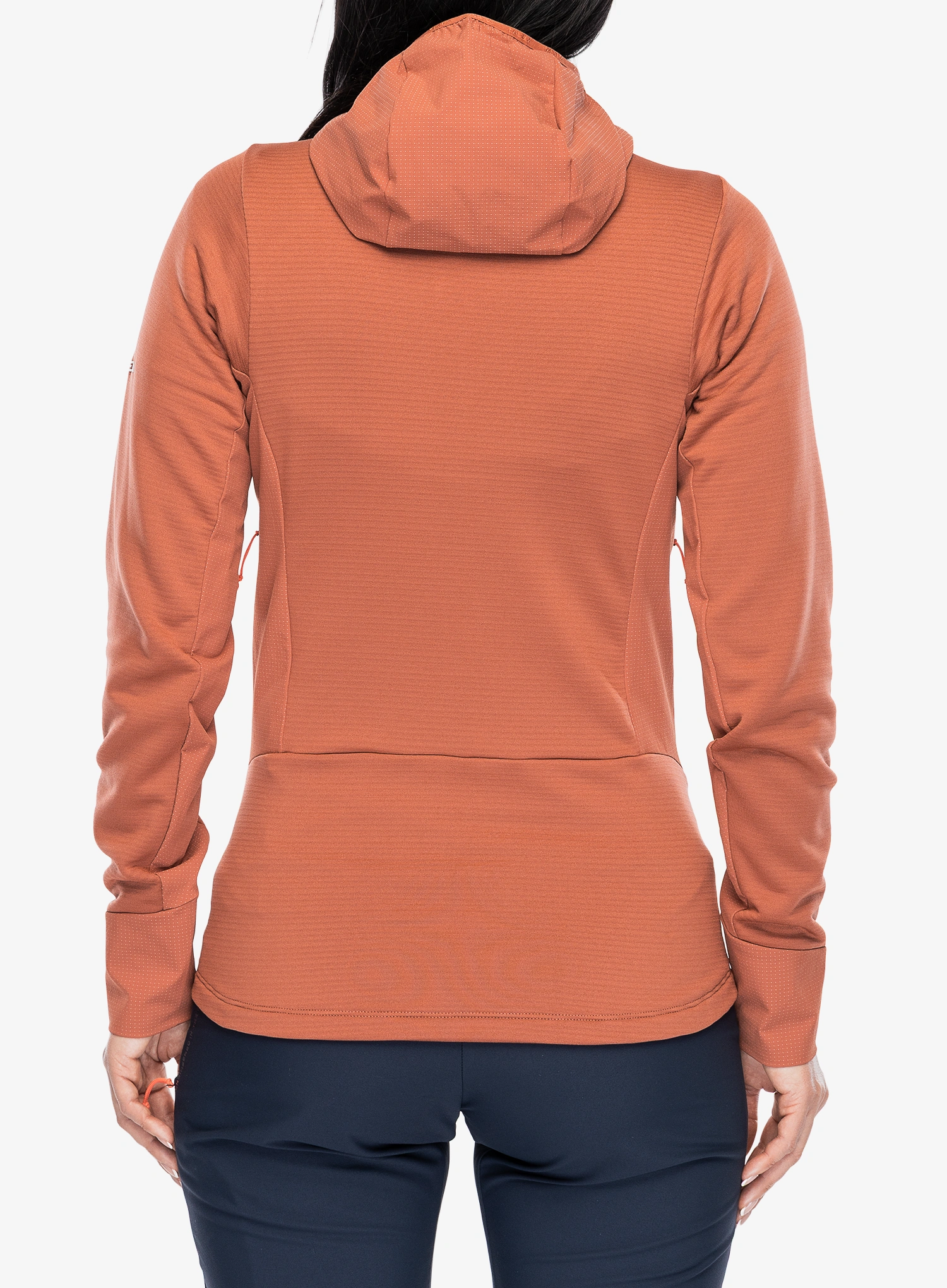 Ženska jopica Salewa Agner Polarlite Hooded Jacket - etruscan red
