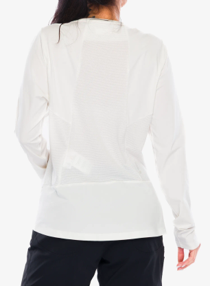 Ženska jopica Salewa Pedroc Dry Tee - white