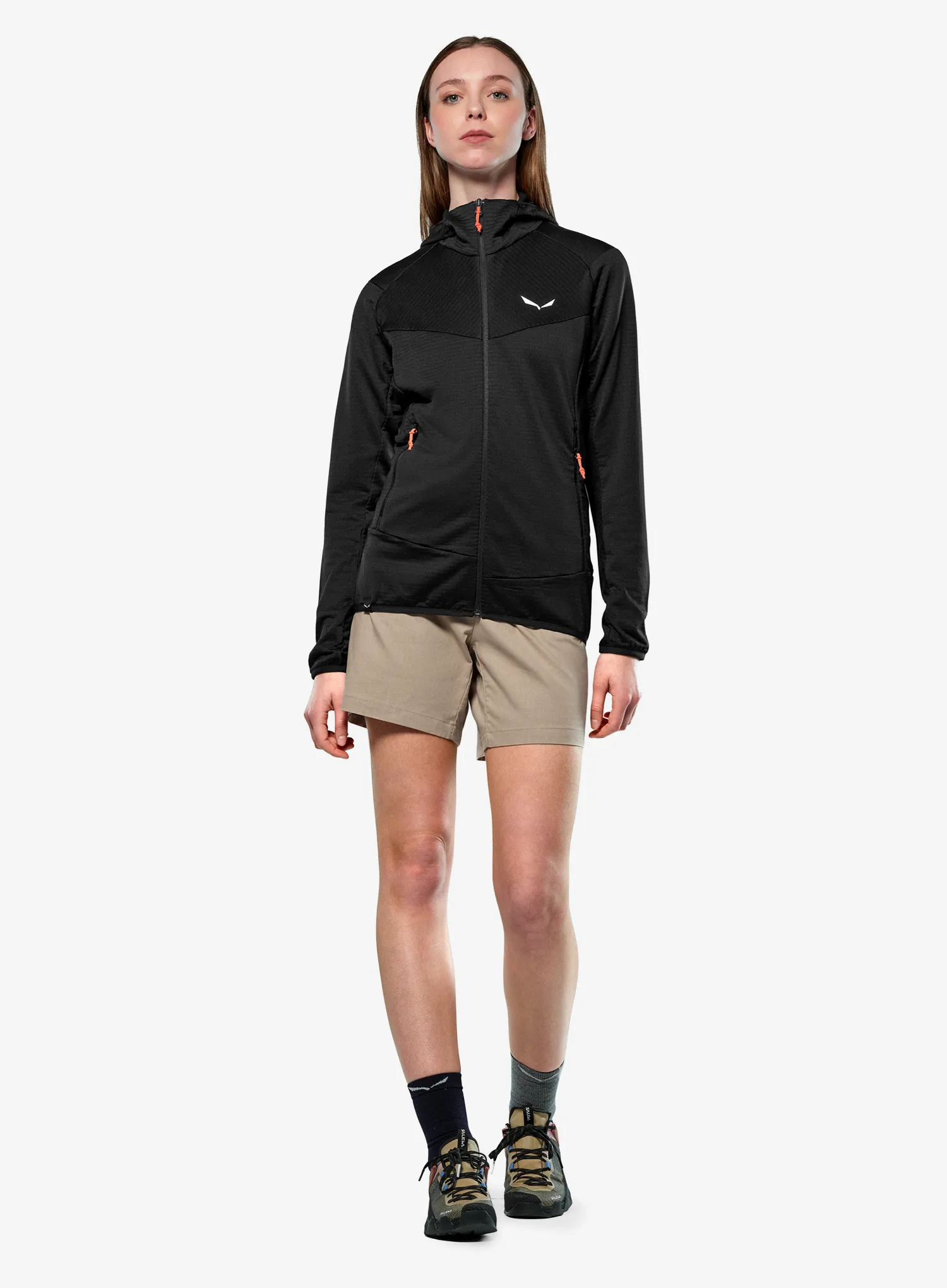 Ženska jopica Salewa Puez Altavia PL HD Jacket - black out