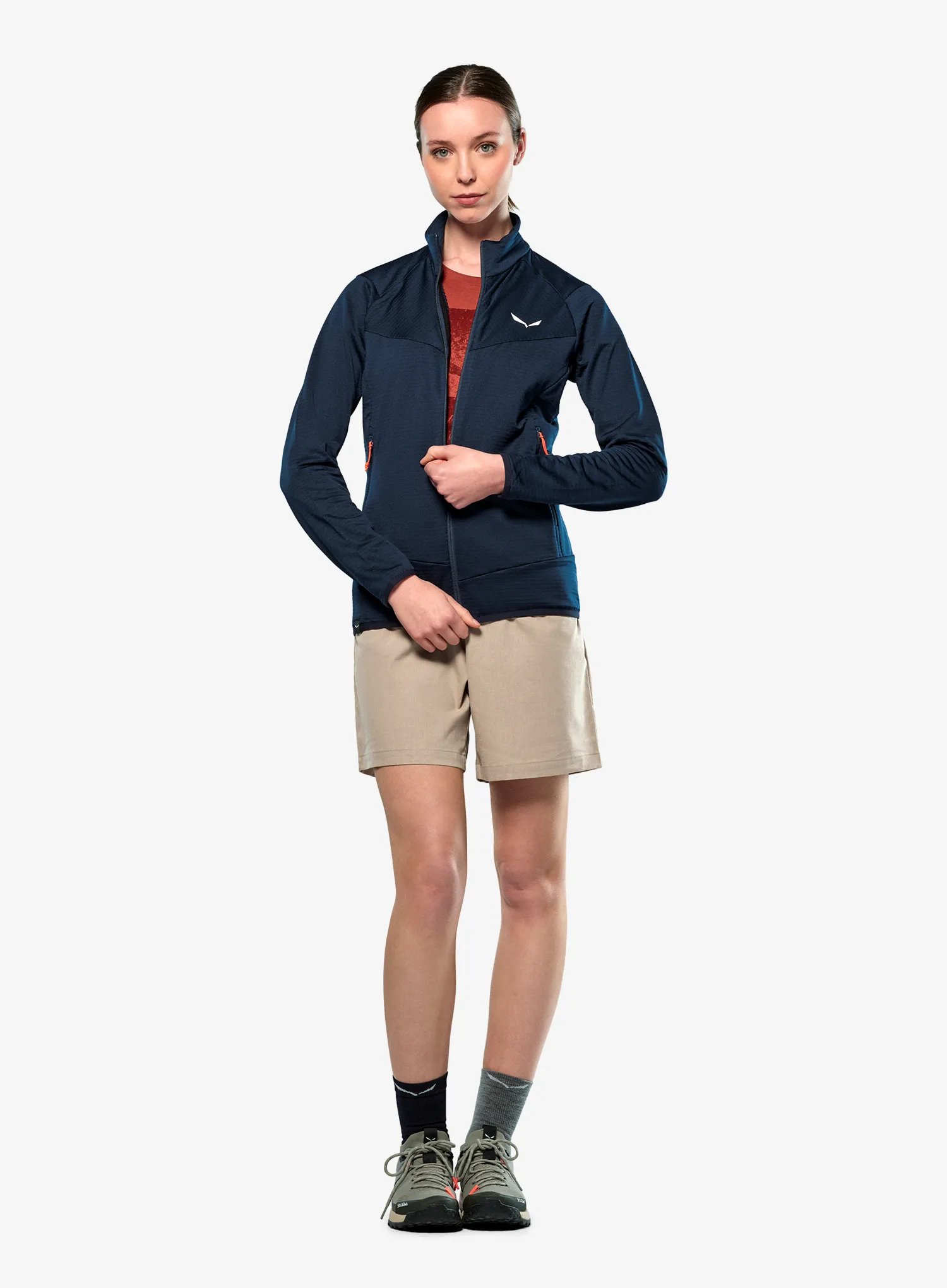 Ženska jopica Salewa Puez Altavia PL Jacket - navy blazer