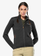 Ženska jopica Salewa Puez Waffle Hyb PL Jacket - black out