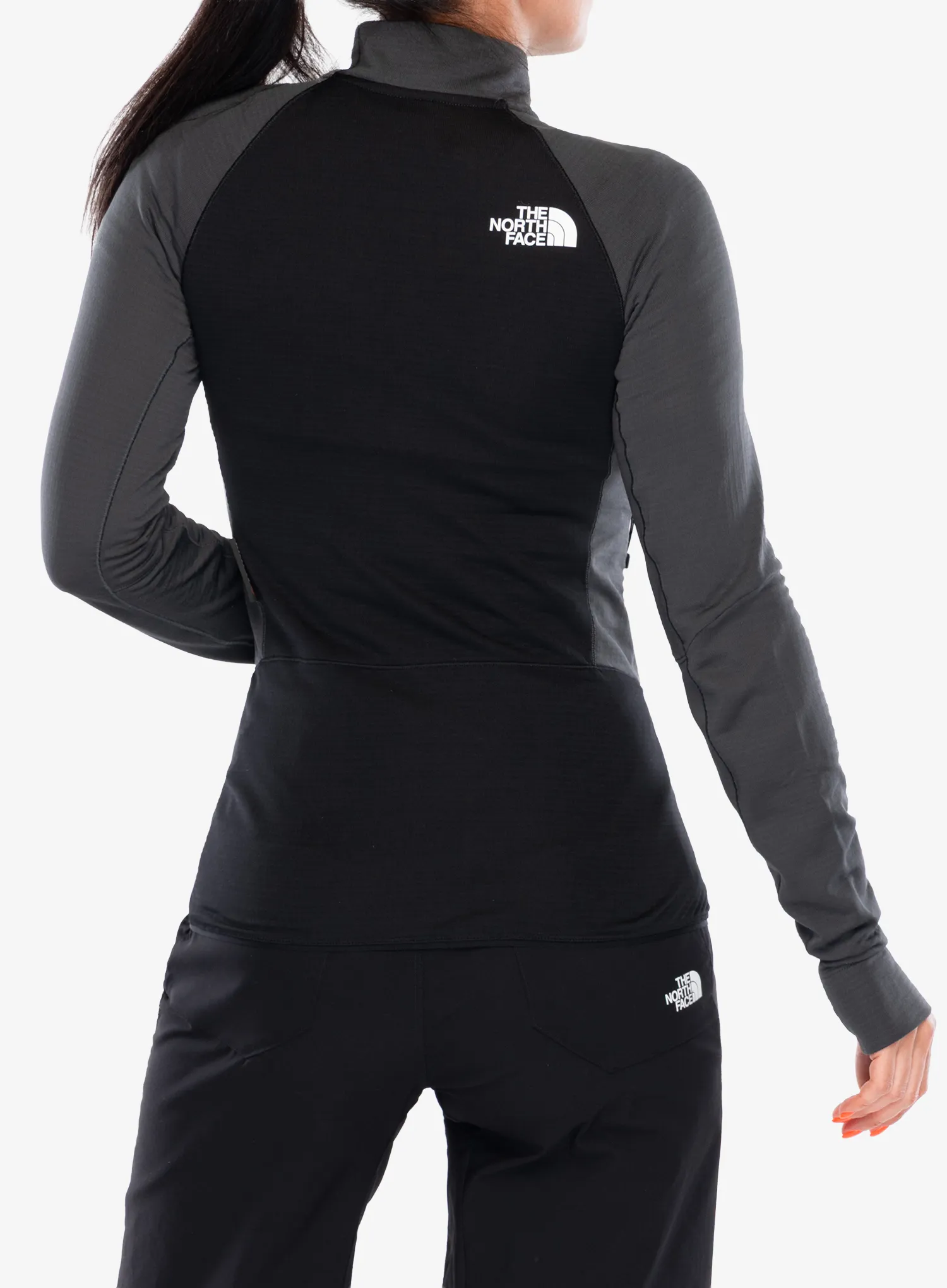 Ženska jopica The North Face Bolt Polartec Jacket - asphalt grey/tnf black