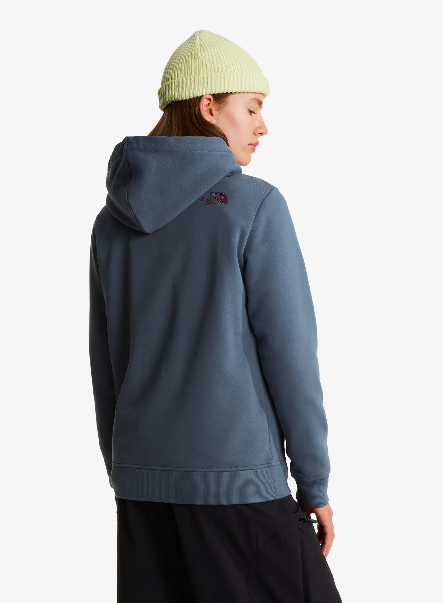 Ženska jopica The North Face Drew Peak Pullover Hoodie - granite grey/purple