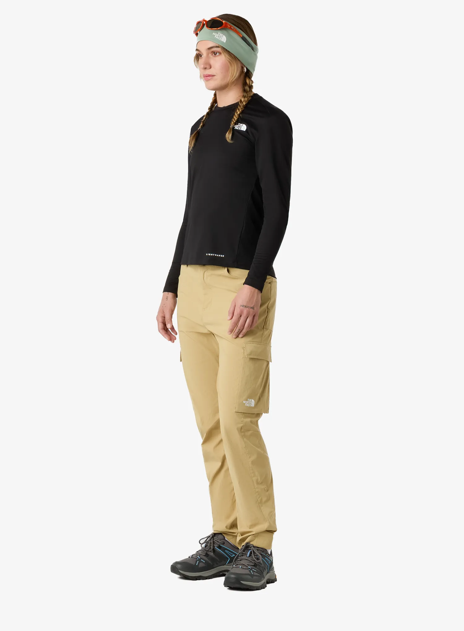 Ženska jopica The North Face Shadow Long Sleeve T-Shirt - tnf black