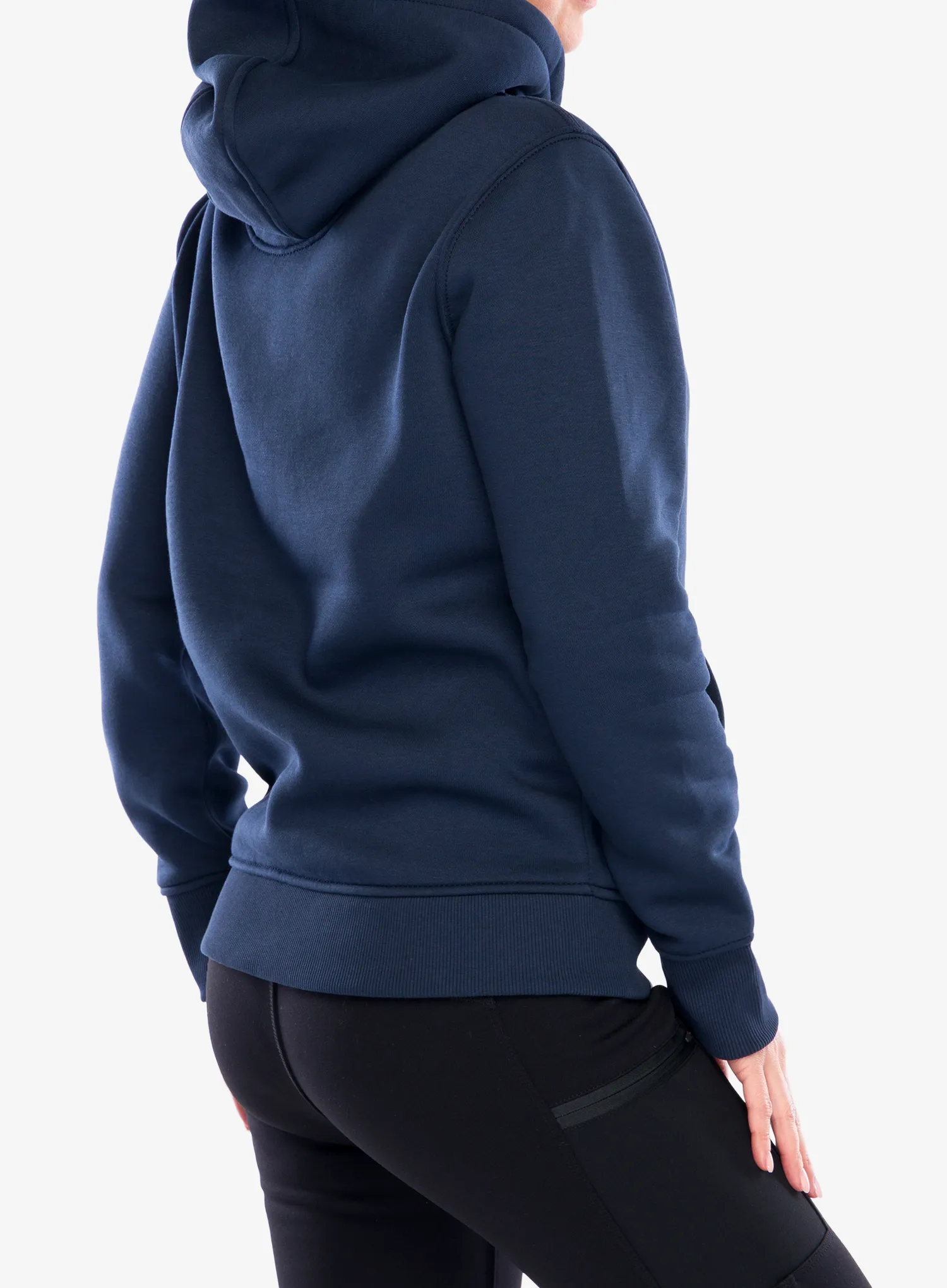Ženska jopica s kapuco Carhartt Relaxed Midweight Sweatshirt - navy
