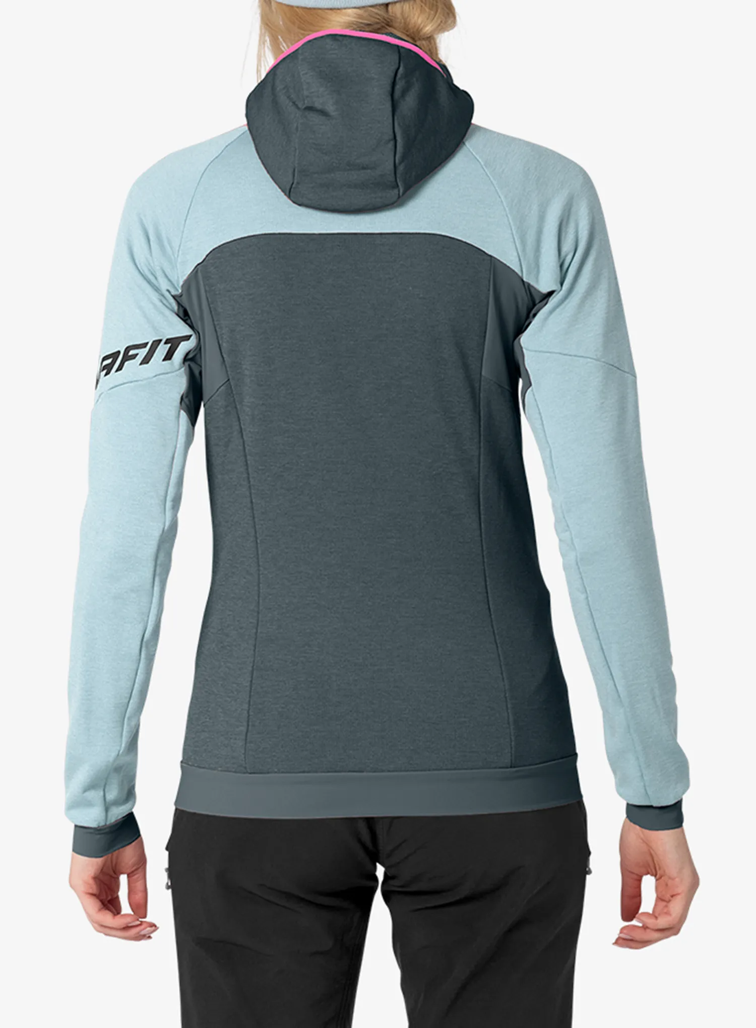 Ženska jopica s kapuco Dynafit Tour Wool Thermal Hoody - cloud blue