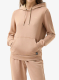 Ženska jopica s kapuco Flov Alpena Hoodie - beige