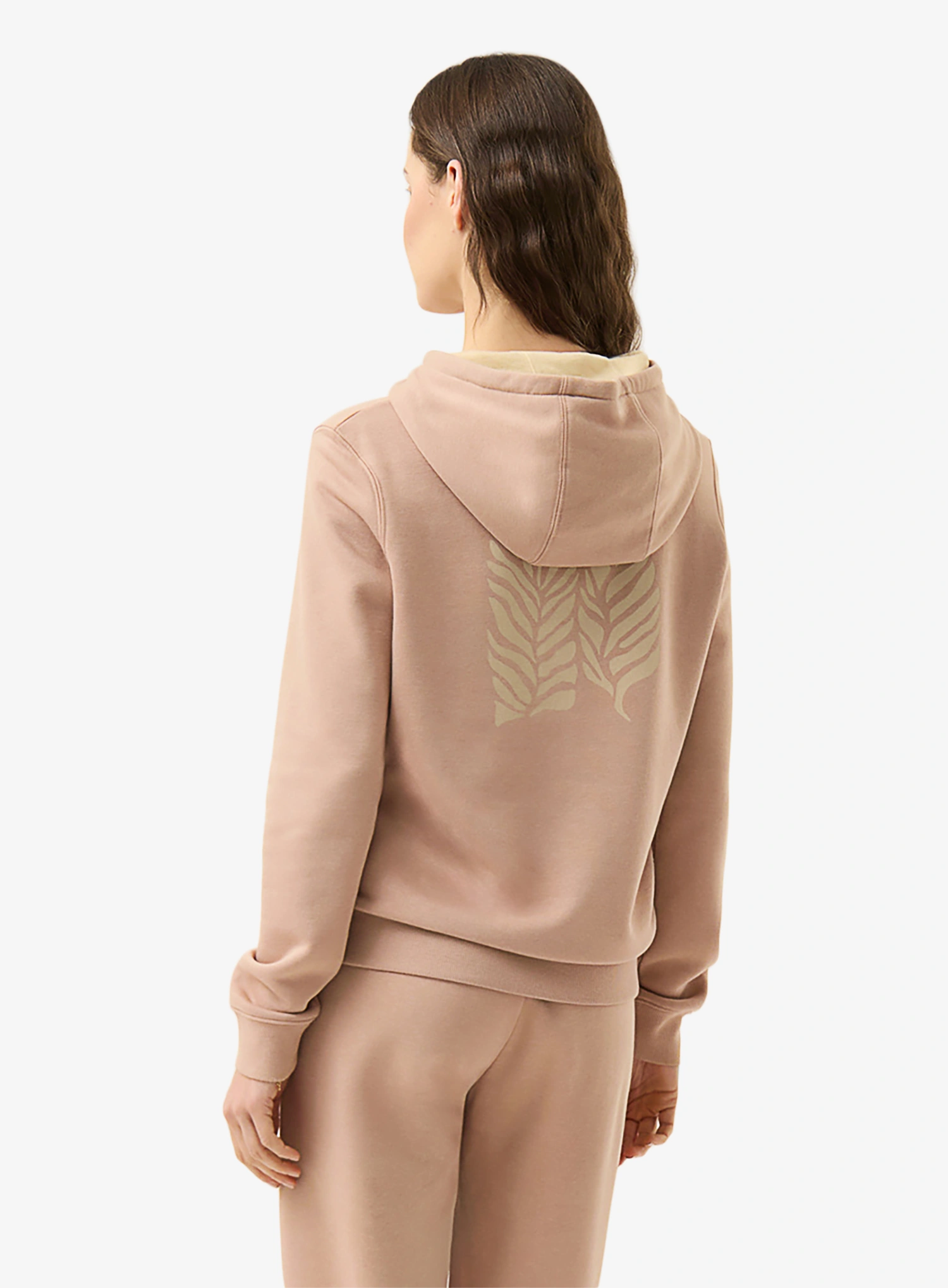 Ženska jopica s kapuco Flov Alpena Hoodie - beige
