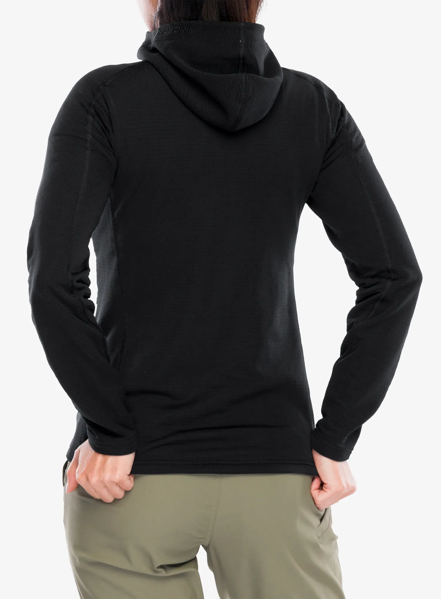 Ženska jopica s kapuco Houdini Aero Houdi - true black