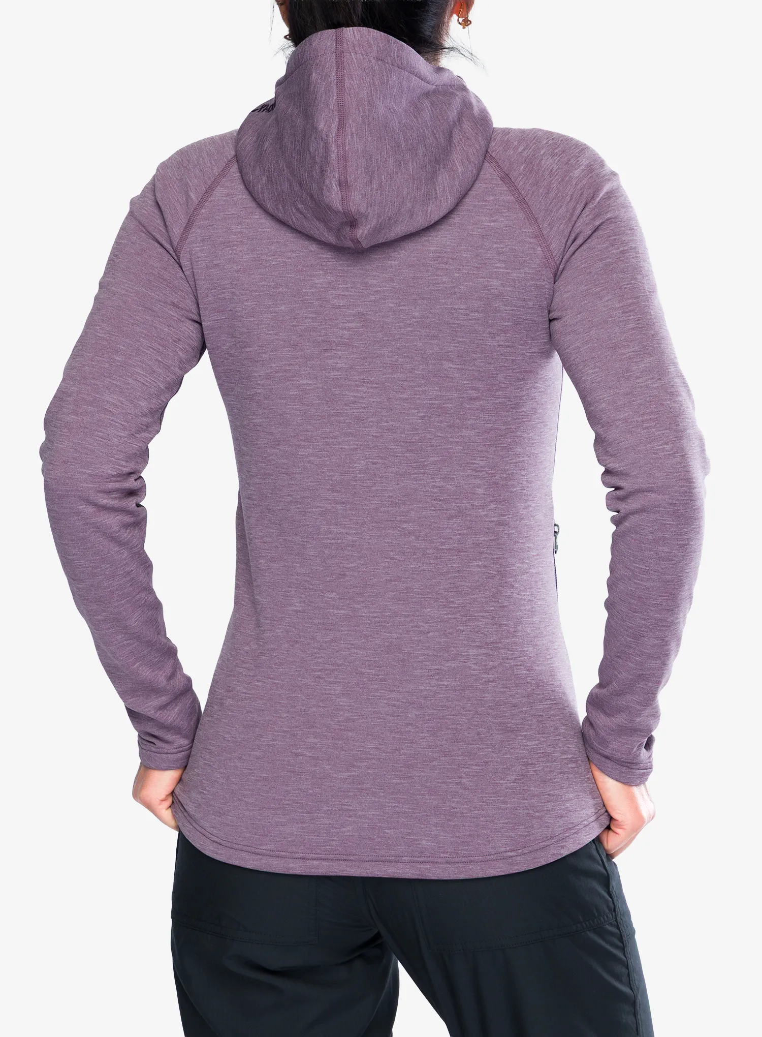 Ženska jopica s kapuco Houdini Outright Houdi - foggy purple