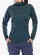 Ženska jopica s kapuco Montane Protium Hoodie - deep forest