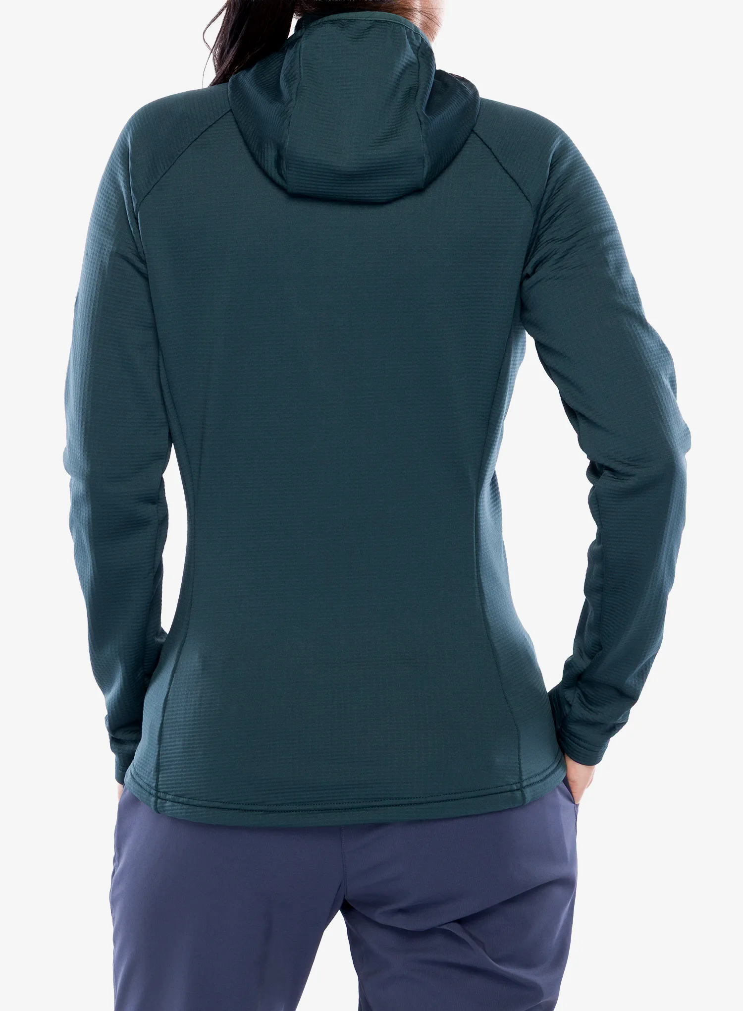 Ženska jopica s kapuco Montane Protium Hoodie - deep forest