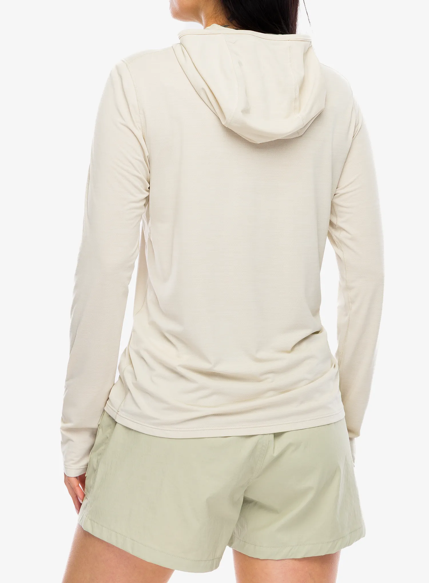 Ženska jopica s kapuco Patagonia Cap Cool Ultra Hoody - pumice/dyno white x-dye