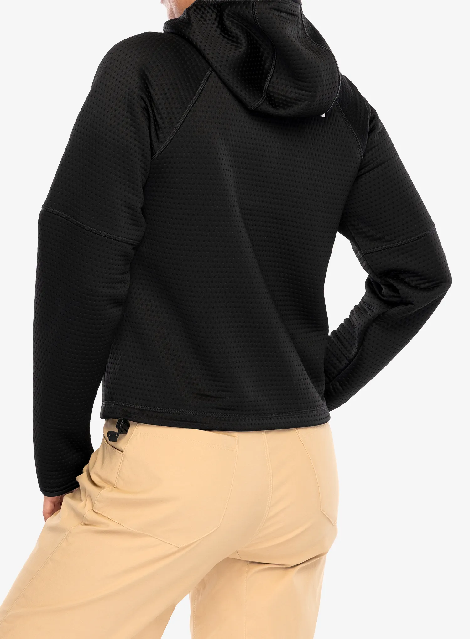 Ženska jopica s kapuco The North Face Dotknit Thermal FZ Hoodie - tnf black