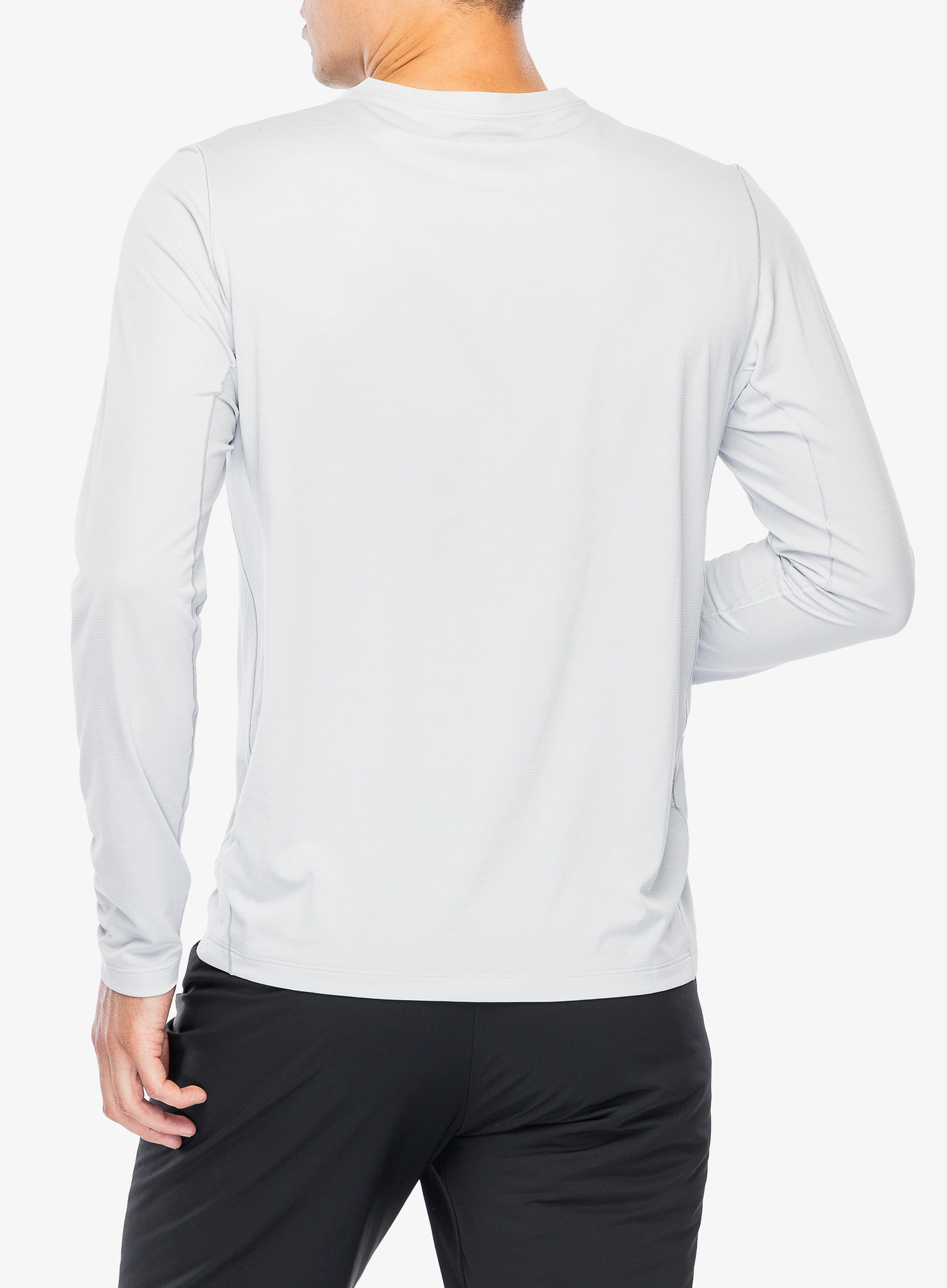 Tekaška jopica Arcteryx Cormac Logo LS - solitude heather/void