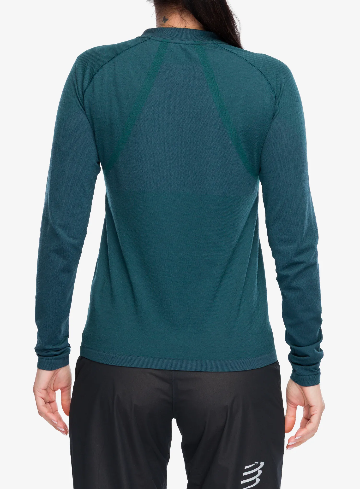 Ženska tekaška jopica Compressport Trail HZ LS Tshirt W - stargazer