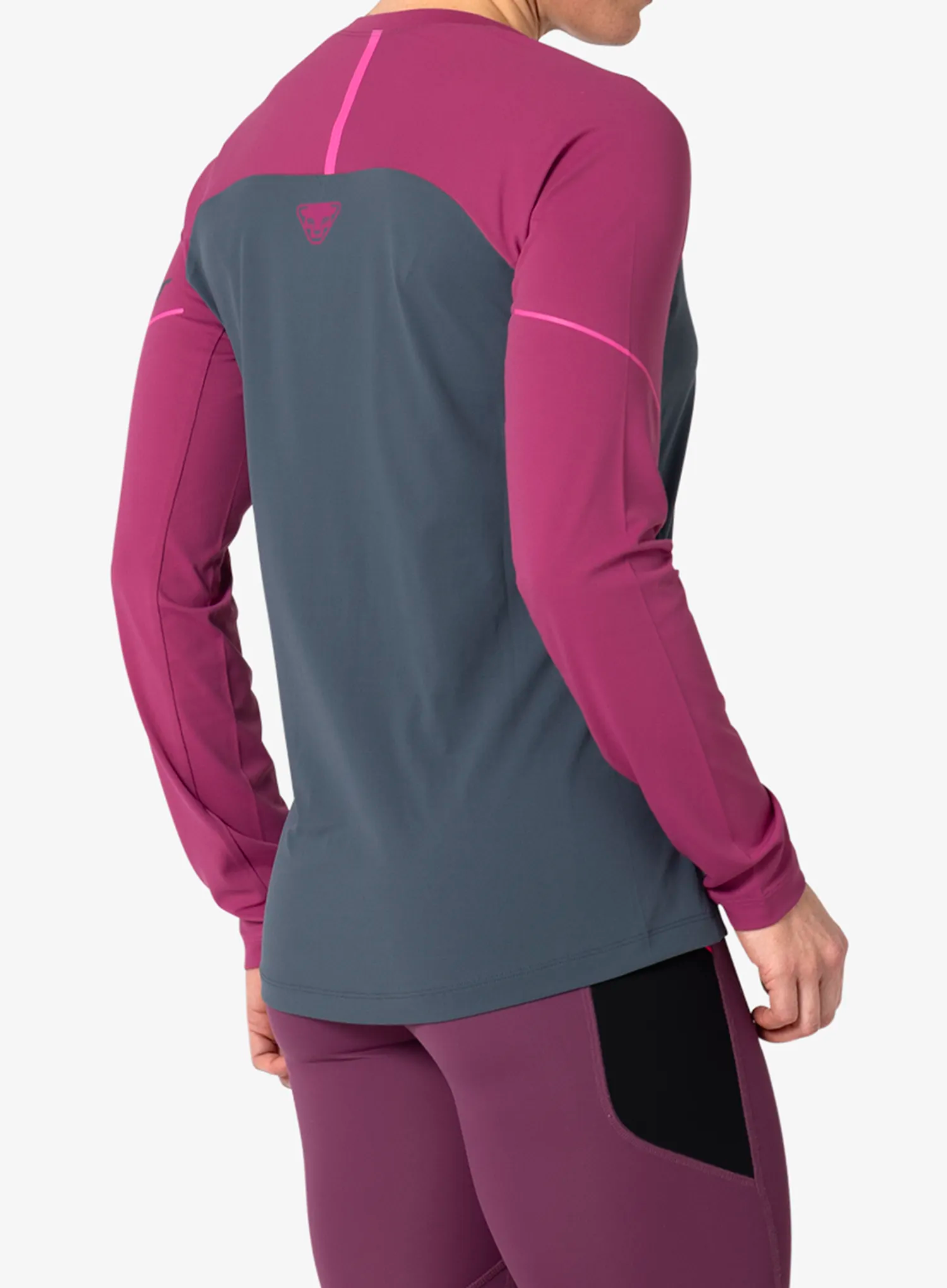 Ženska tekaška jopica Dynafit Alpine Pro L/S Tee - magenta