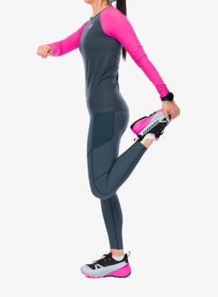 Ženska tekaška jopica Dynafit Ultra S-Tech L/S Tee - pink glo