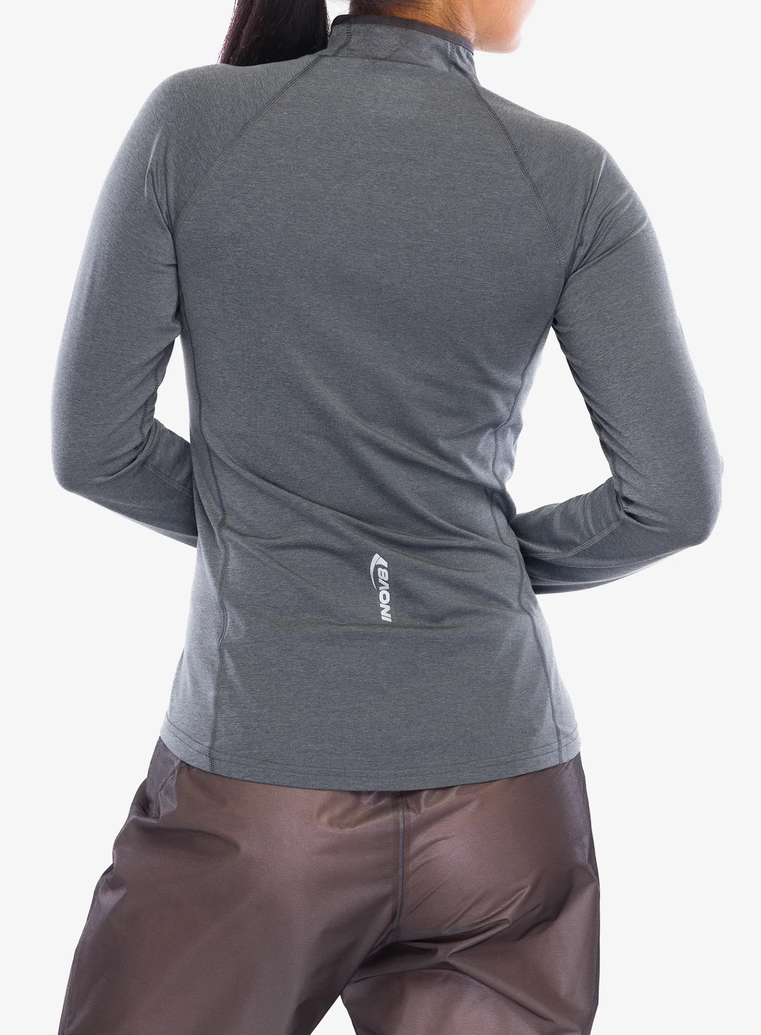 Ženska tekaška jopica Inov-8 Active HZ Midlayer - grey