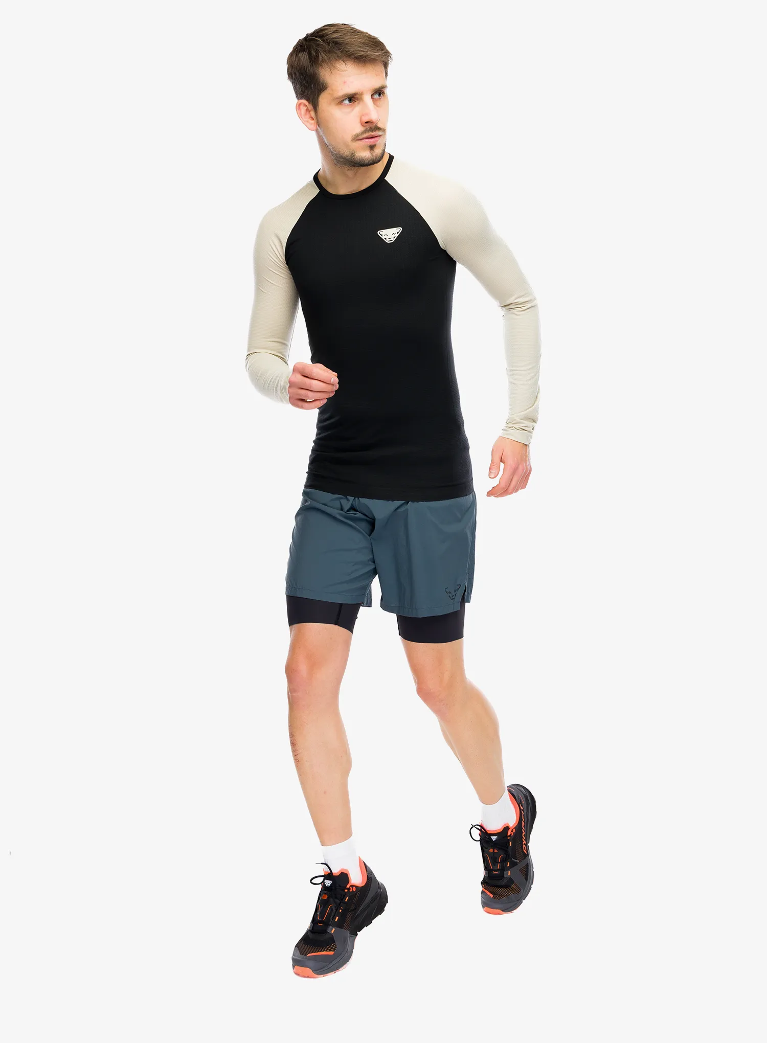 Tekaška jopica Dynafit Ultra S-Tech L/S Tee - overcast