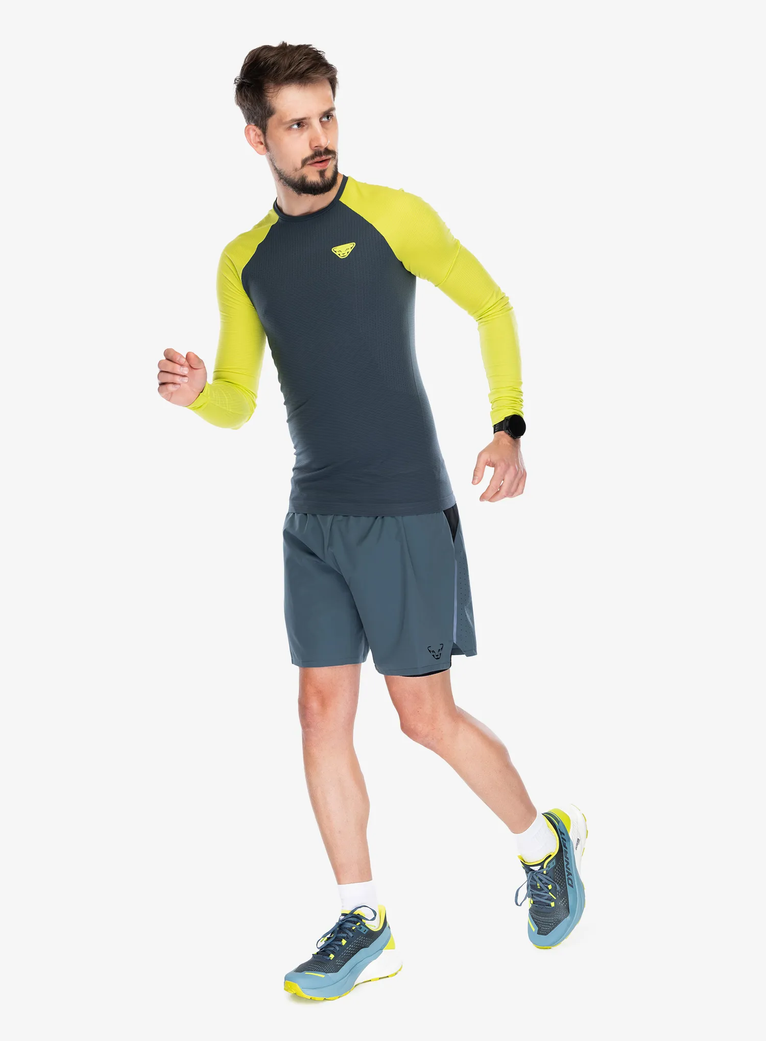 Tekaška jopica Dynafit Ultra S-Tech L/S Tee - ultra yellow
