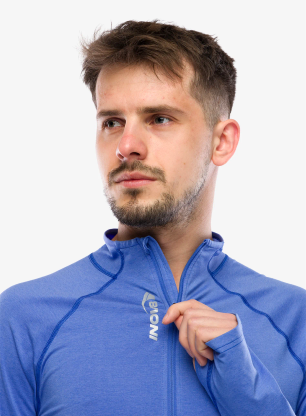 Tekaška jopica Inov-8 Active HZ Midlayer - blue