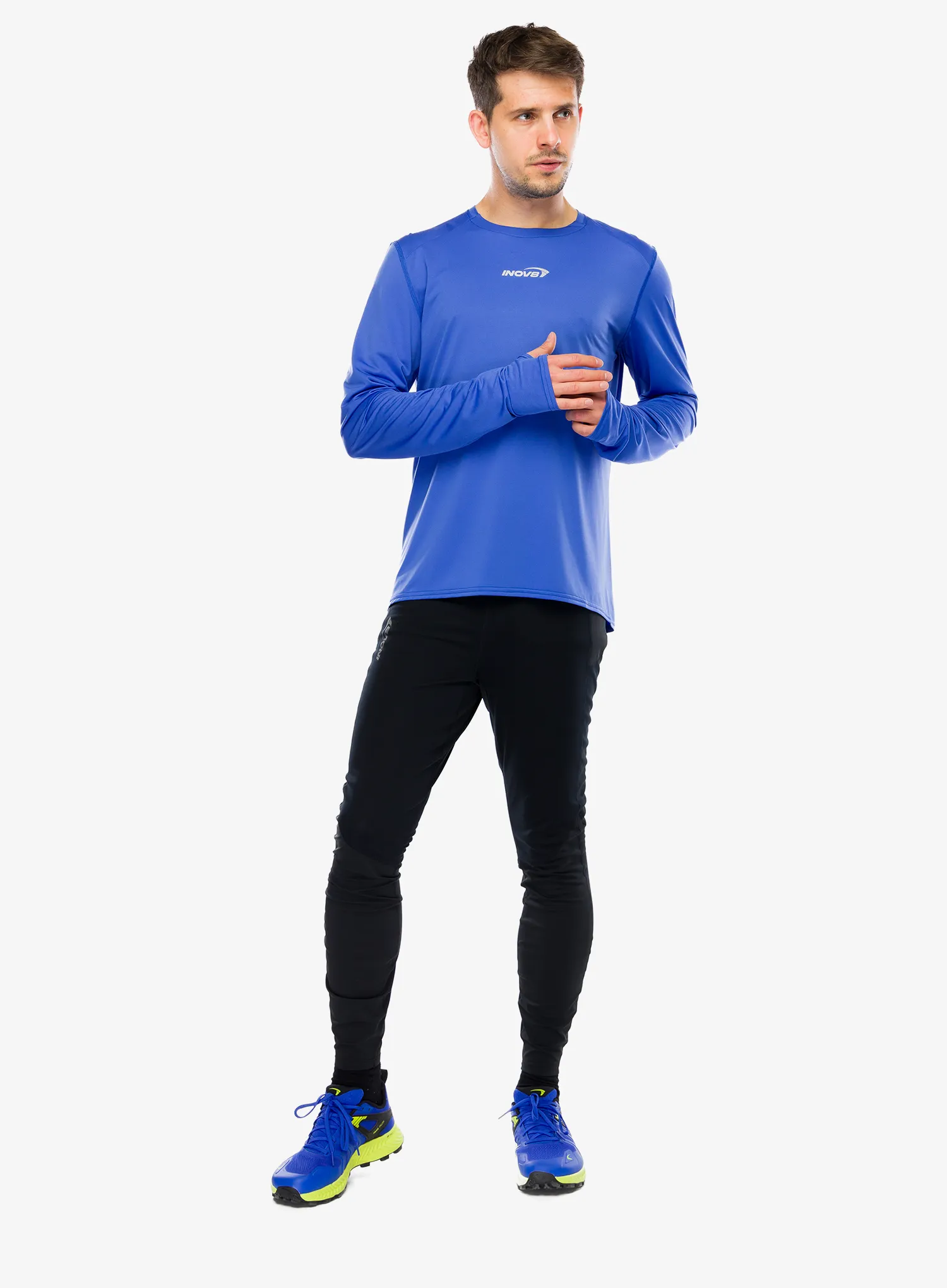 Tekaška jopica Inov-8 Airlite Long Sleeve T-Shirt - blue