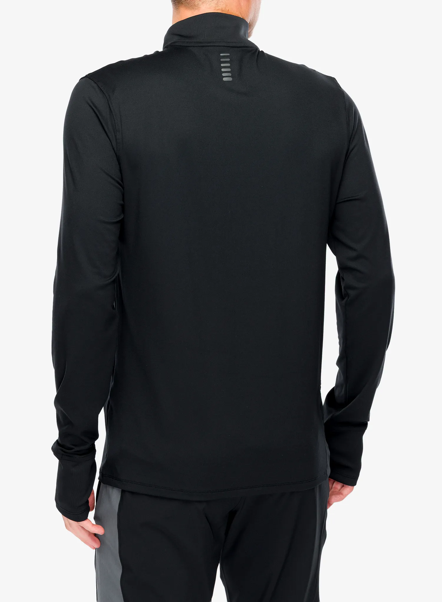 Tekaška jopica Under Armour Launch Pro 1/4 Zip - black/black/reflective