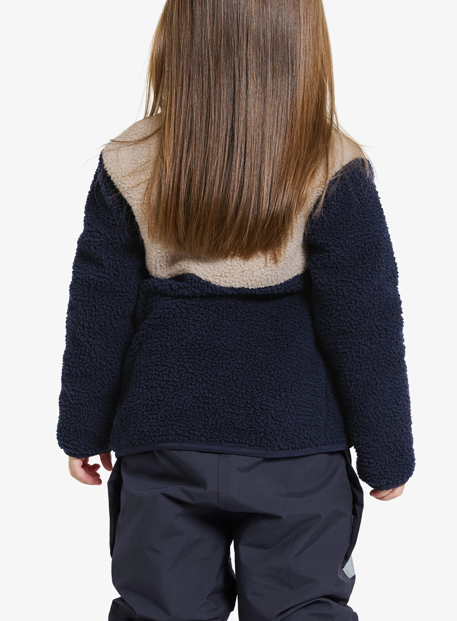Otroška jopica Didriksons Gosig Halfzip - navy