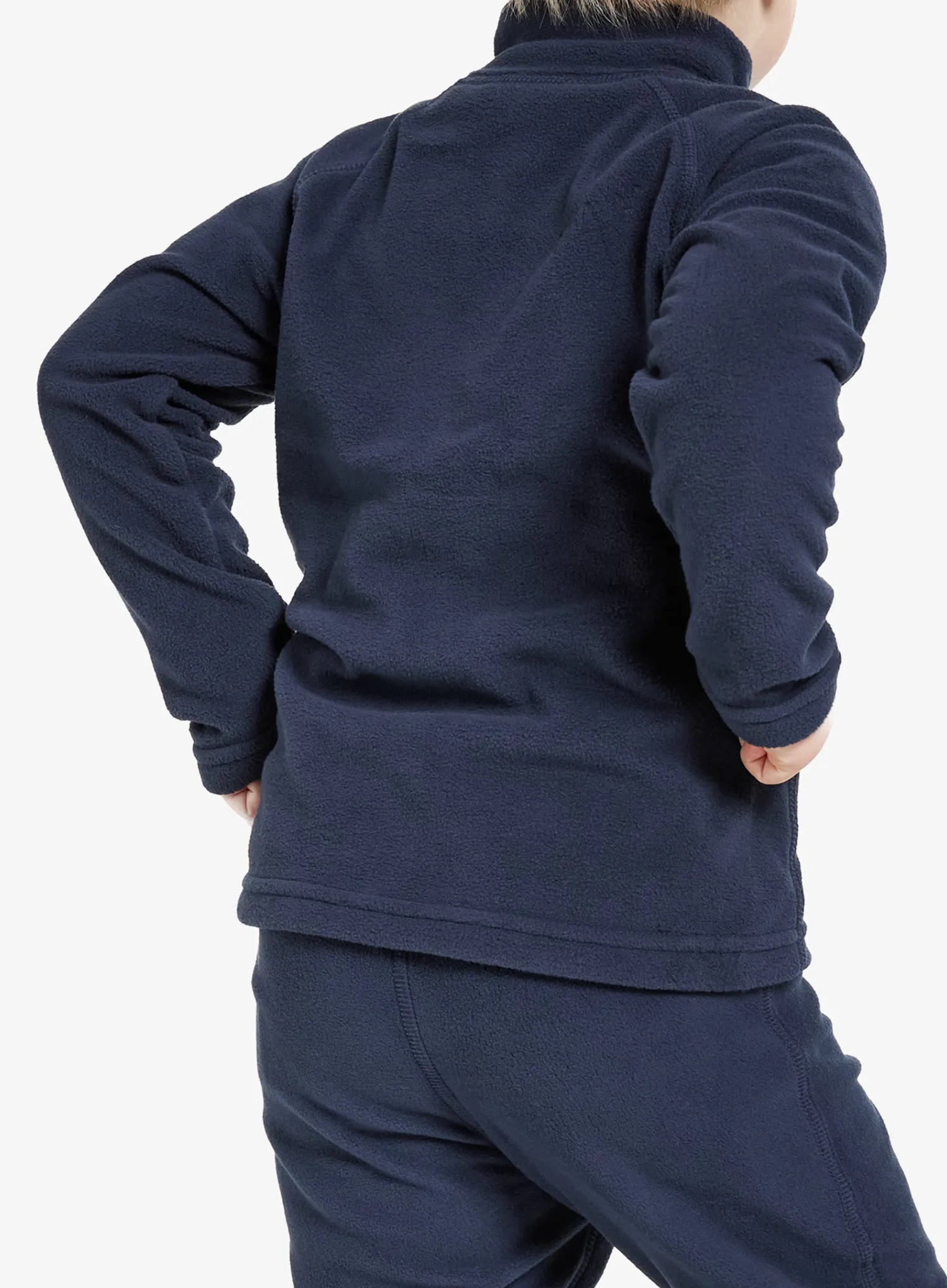 Otroška jopica Didriksons Monte Full Zip - navy