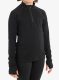 Otroška jopica Icebreaker Kids 260 Tech LS Half Zip - black