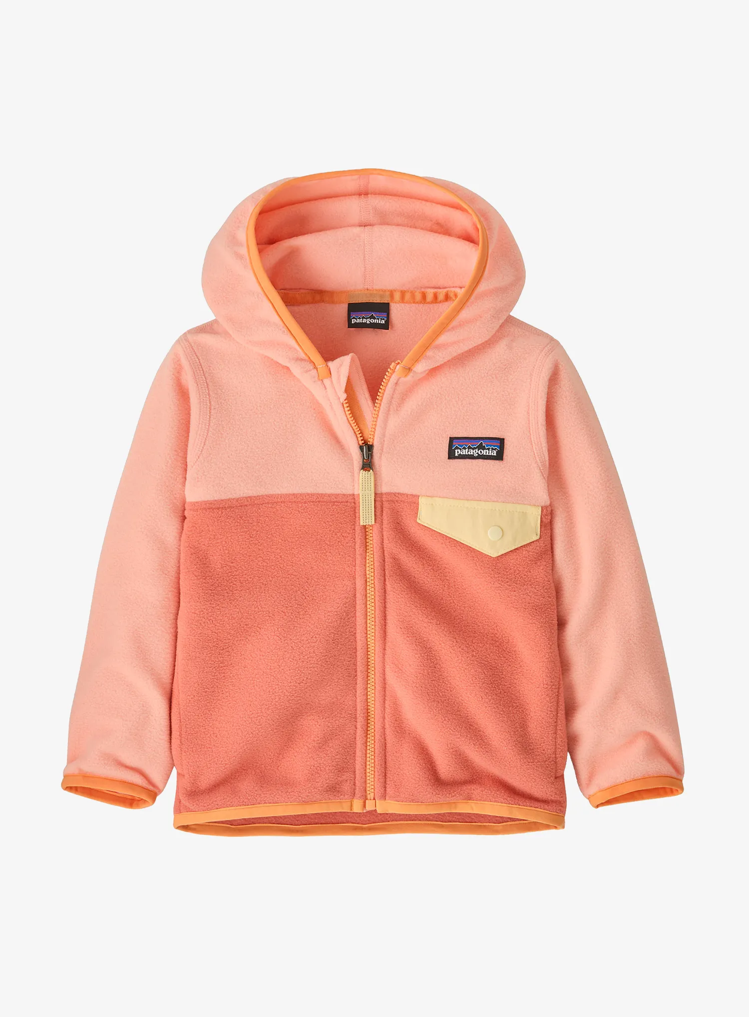 Otroška jopica Patagonia Baby Micro D Snap-T Jacket - peak pink