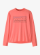 Otroška jopica Patagonia L/S Cap SW T-Shirt - pickled pink