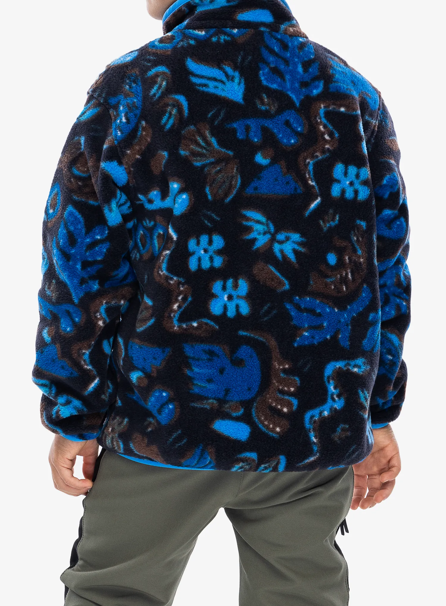 Otroška jopica Patagonia LW Synchilla Snap-T Pullover - across oceans pitch blue