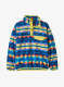 Otroška jopica Patagonia LW Synchilla Snap-T Pullover - diamond stripe/uplift blue