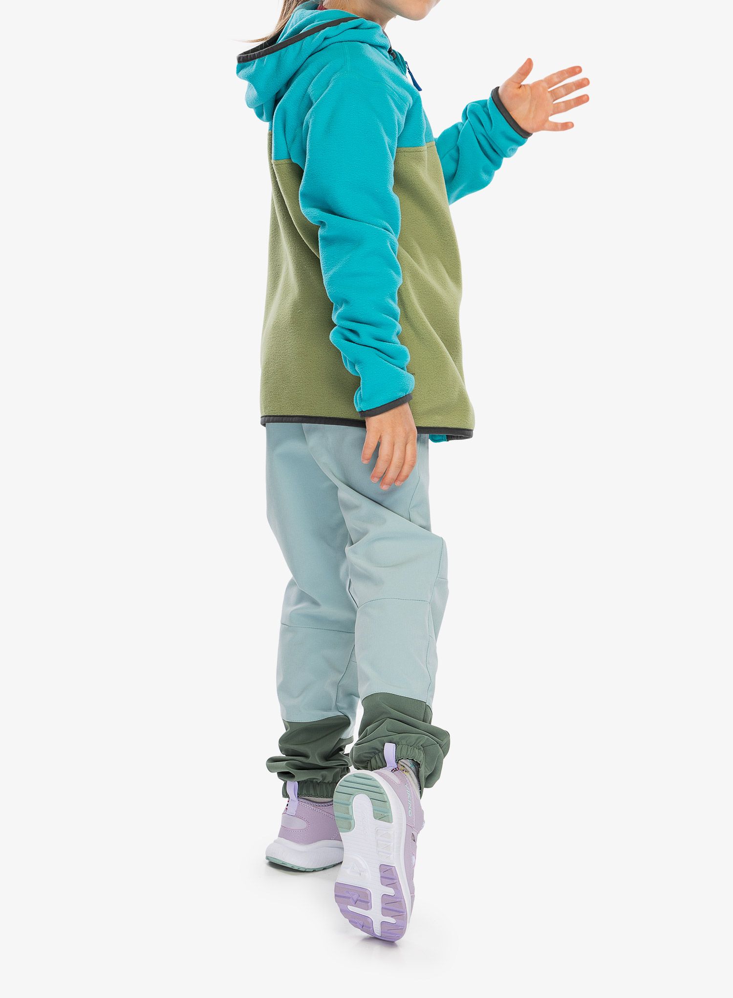 Otroška jopica Patagonia Micro D Snap-T Jacket - buckhorn green