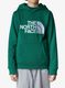 Otroška jopica The North Face Drew Peak P/O Hoodie - evergreen