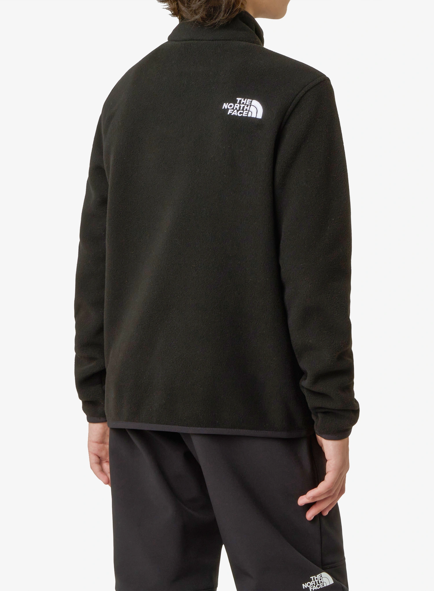 Otroška jopica The North Face Glacier 1/4 Zip Pullover - tnf black