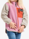 Dekliška jopica Didriksons Anten Fullzip - light heather pink