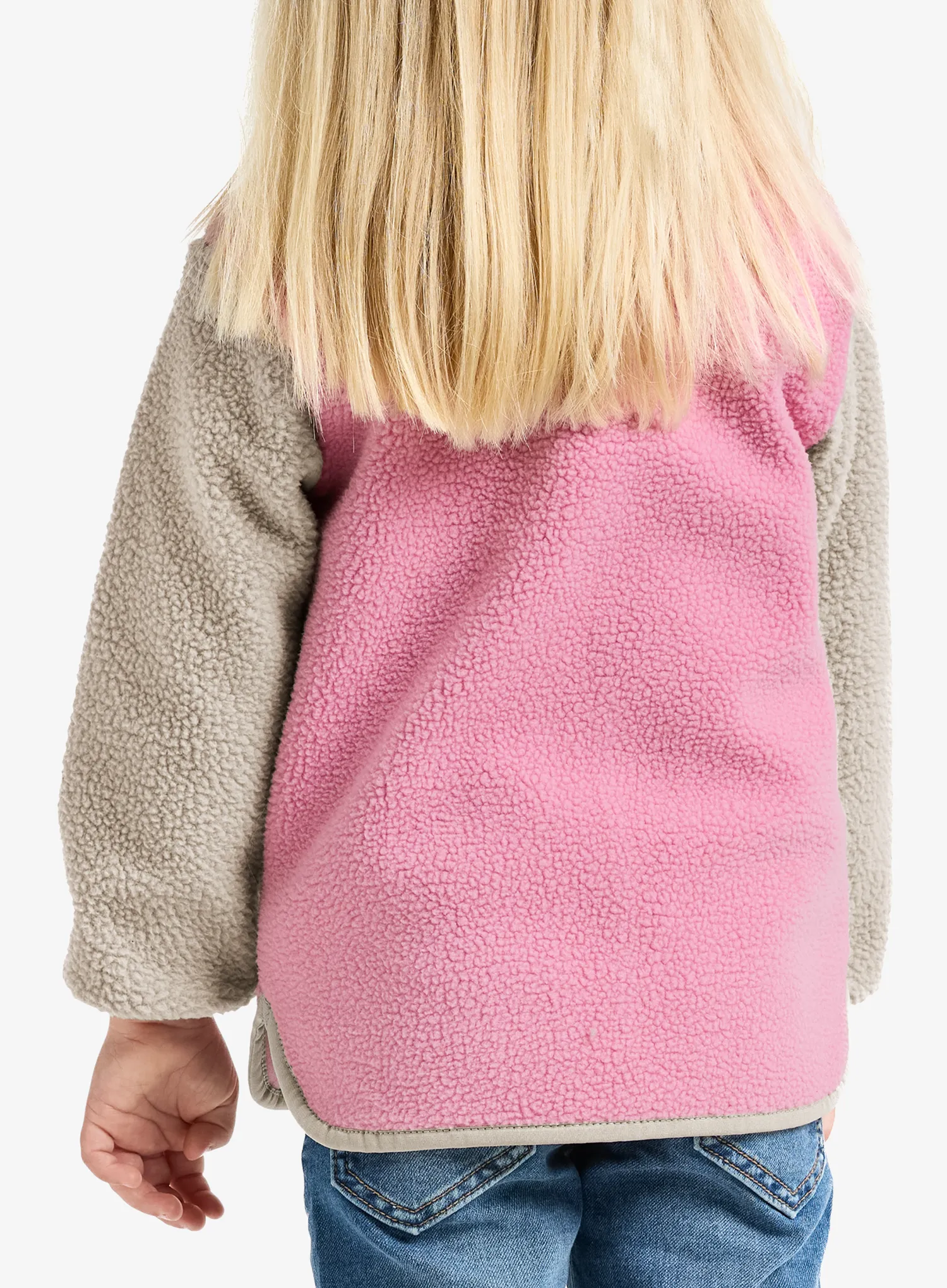 Dekliška jopica Didriksons Anten Fullzip - light heather pink