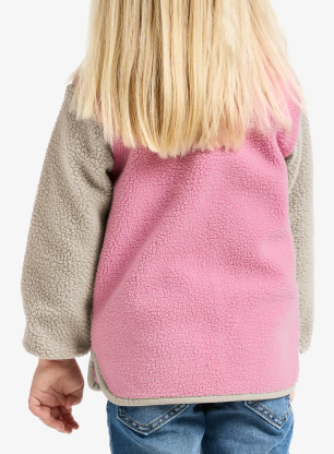 Dekliška jopica Didriksons Anten Fullzip - light heather pink