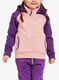 Dekliška jopica Didriksons Corin Full Zip - dusty pink