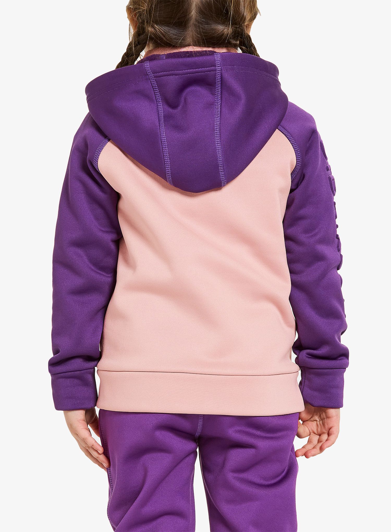 Dekliška jopica Didriksons Corin Full Zip - dusty pink