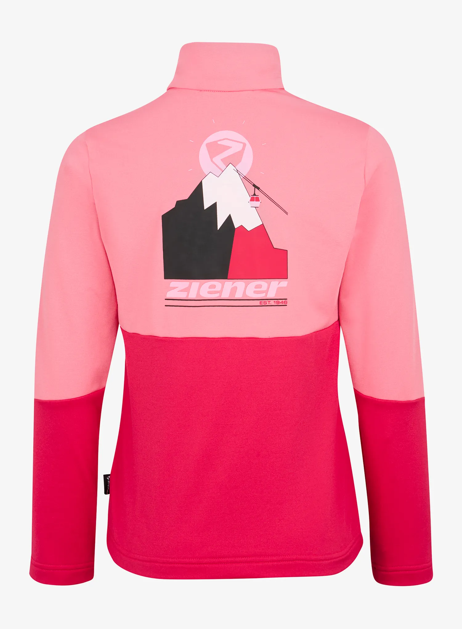 Dekliška jopica Ziener Jarps Midlayer - pink