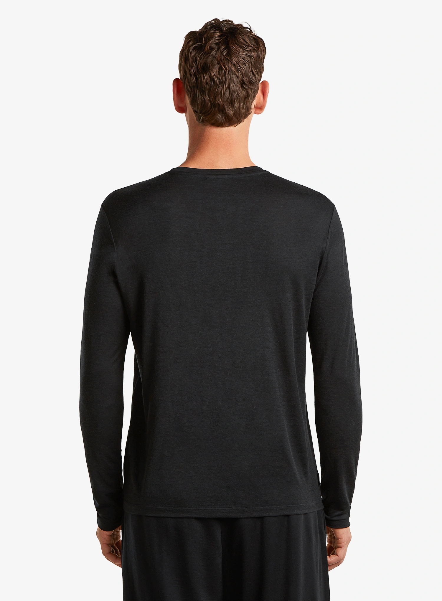 Jopica Icebreaker Merino 150 Tech Lite LS Tee IB Vertical - black