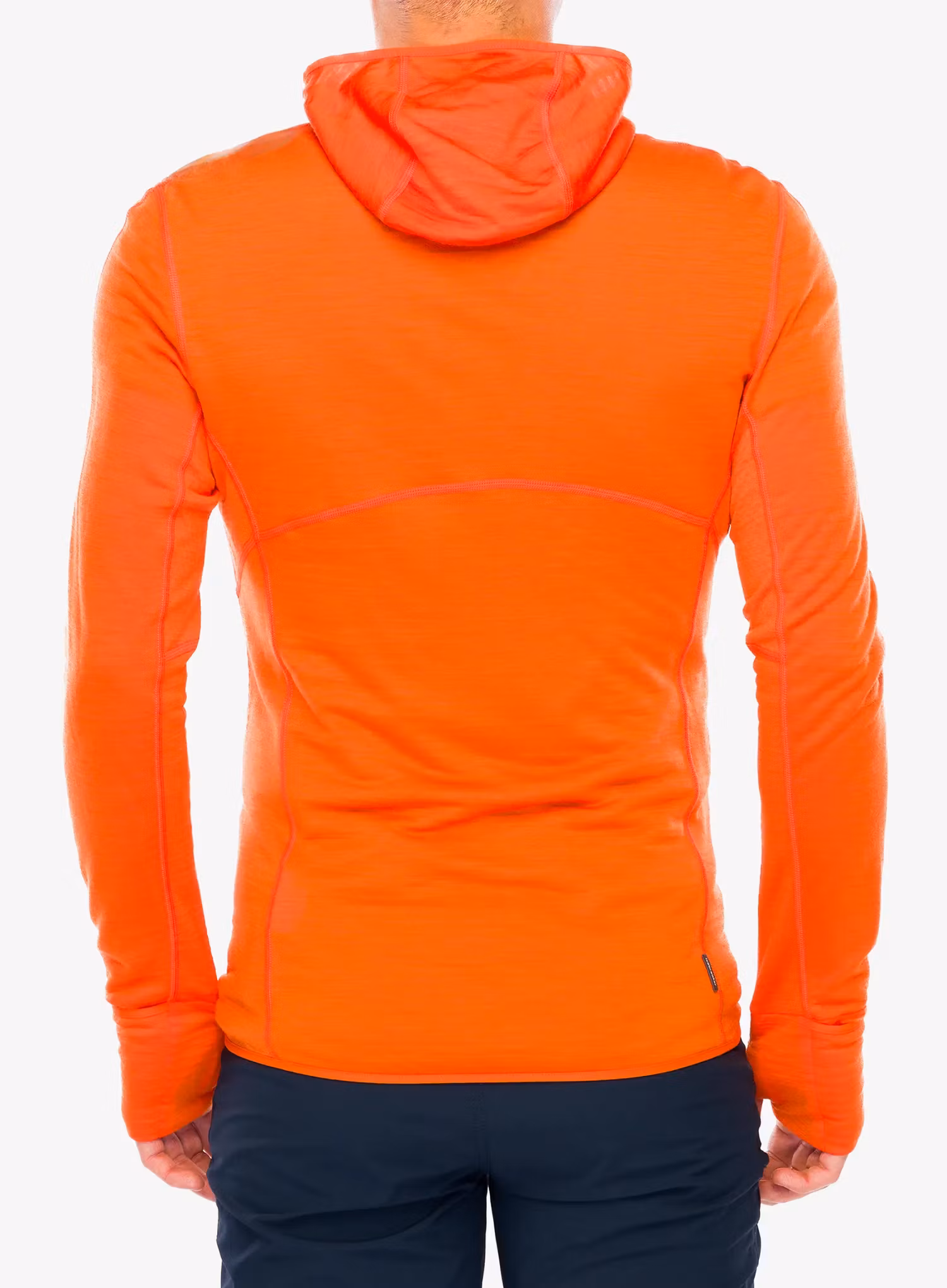 Jopica Icebreaker Merino 200 Realfleece Descender LS Zip Hoodie - blaze