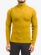 Jopica Sensor Merino Ex Tee L/S Zip - mustard