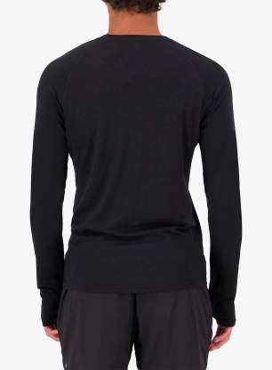 Jopica Mons Royale Temple Merino Long Sleeve - black