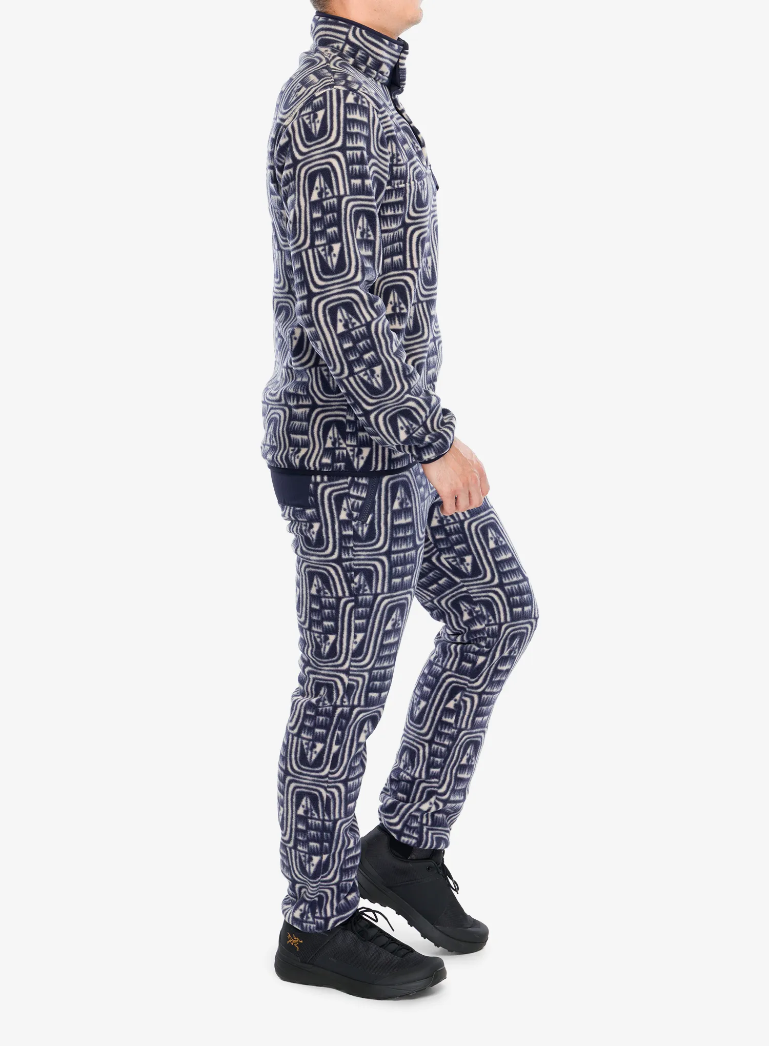 Jopica Patagonia Lightweight Synch Snap-T Pullover - flow/sunken blue